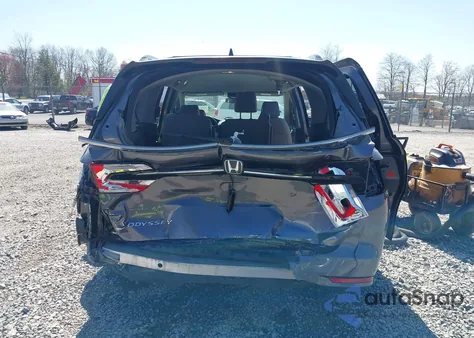 2021 Honda Odyssey Ex z USA, uszkodzony, nr VIN 5FNRL6H51MB002767
